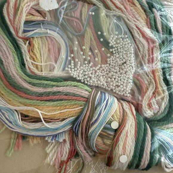 Dimensions Gold Collection Crewel Kit Love Forever Wedding Record 1999 - Picture 5 of 5